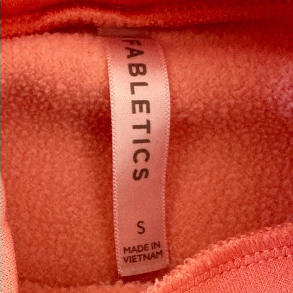 Fabletics Peach Zaylee Funnel Neck Long Sleeve Tunic size Small - Picture 5 of 12